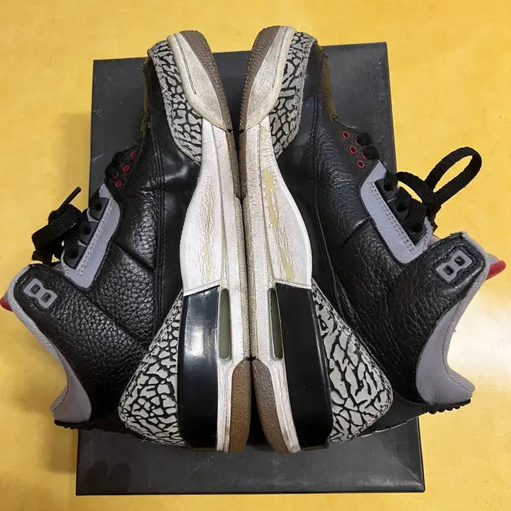 [BUNJANG] Nike Air Jordan 3 Black Cement 250 / 조던3 블랙시멘트