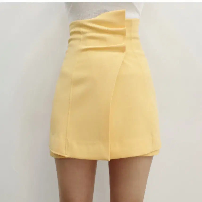[BUNJANG] 2WAY High Waisted Skirt Shorts / 2WAY 랩스타일 하이웨이스트 치마바지
