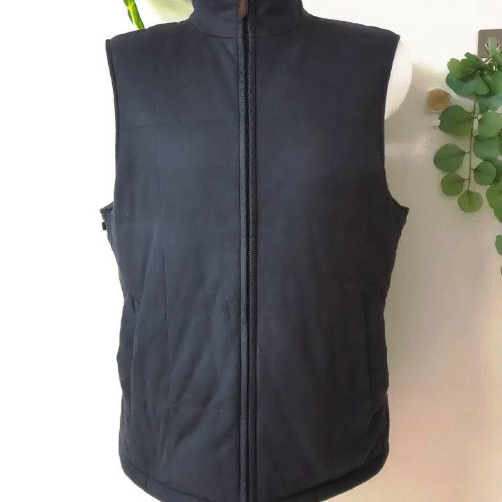 [BUNJANG] ILCORSO Men's Padded Vest Charcoal 110 / 일꼬르소 남성피치기모 패딩조끼 110 차콜