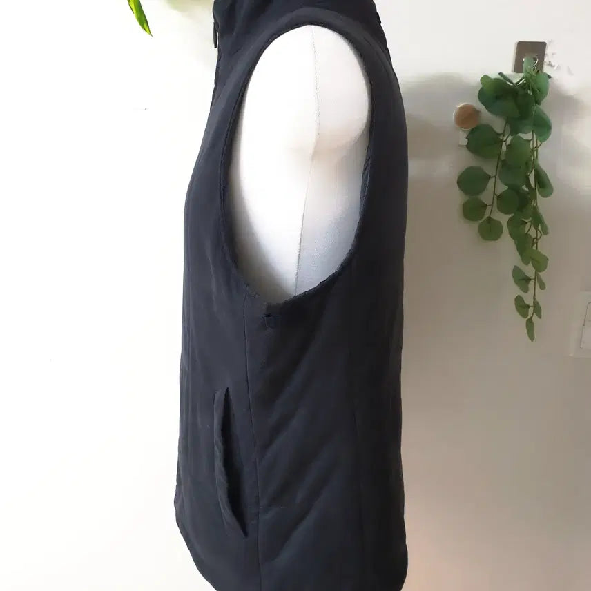 [BUNJANG] ILCORSO Men's Padded Vest Charcoal 110 / 일꼬르소 남성피치기모 패딩조끼 110 차콜