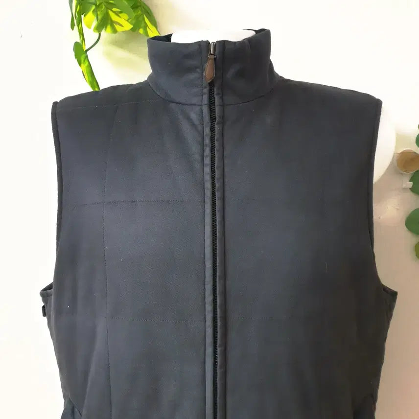 [BUNJANG] ILCORSO Men's Padded Vest Charcoal 110 / 일꼬르소 남성피치기모 패딩조끼 110 차콜