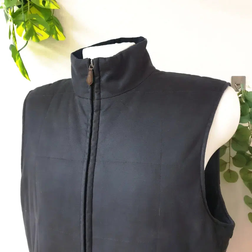 [BUNJANG] ILCORSO Men's Padded Vest Charcoal 110 / 일꼬르소 남성피치기모 패딩조끼 110 차콜