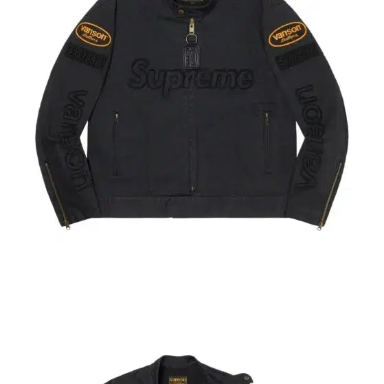 [BUNJANG] Supreme x Benson Leather Denim Jacket / 슈프림x밴슨 레더스 데님자켓