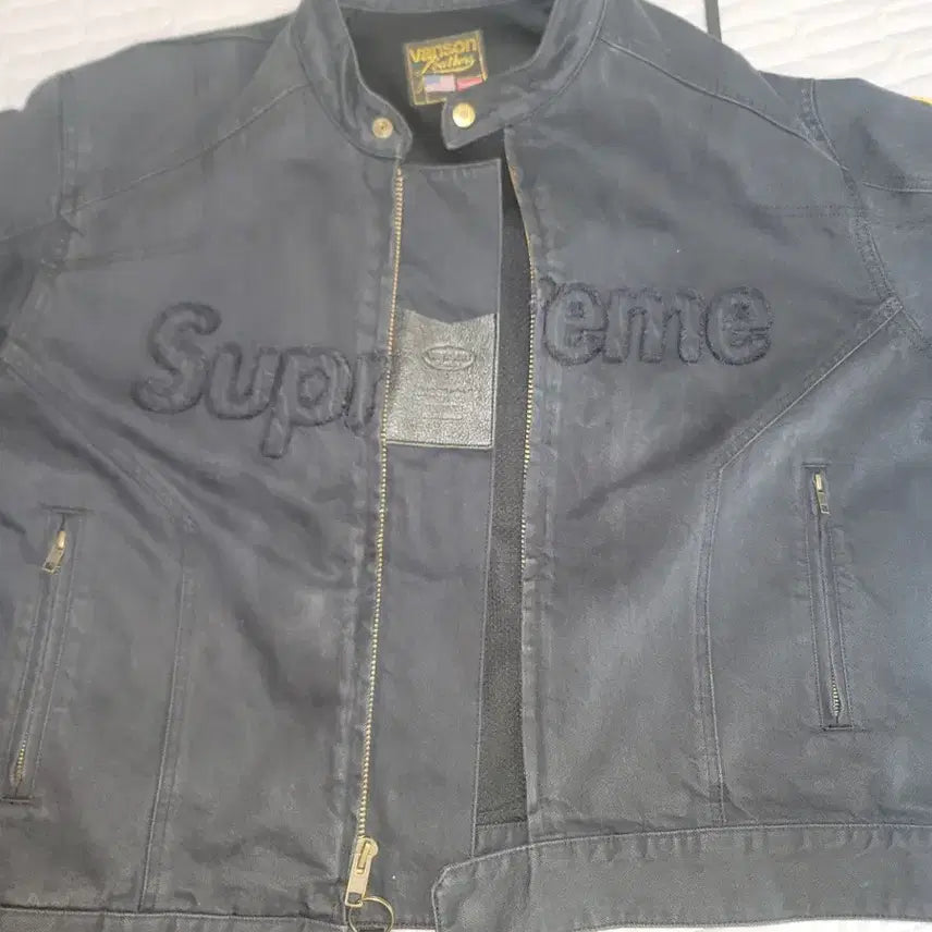 [BUNJANG] Supreme x Benson Leather Denim Jacket / 슈프림x밴슨 레더스 데님자켓