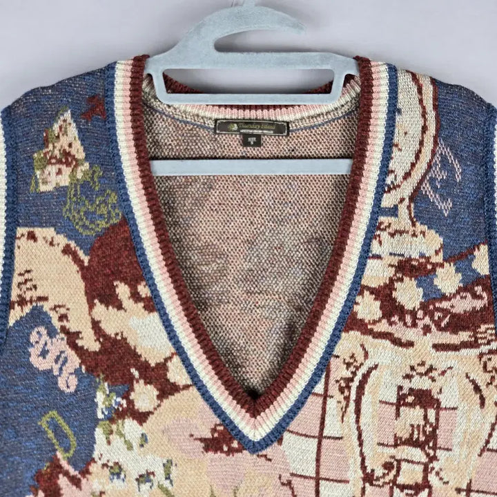 [BUNJANG] Thursday Island Women's Bohemian Knit Vest / [무료배송]써스데이아일랜드 S 여성 루즈핏 보헤미안 니트 조끼 베스트