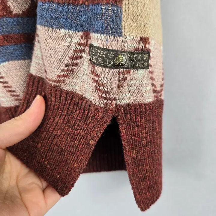 [BUNJANG] Thursday Island Women's Bohemian Knit Vest / [무료배송]써스데이아일랜드 S 여성 루즈핏 보헤미안 니트 조끼 베스트