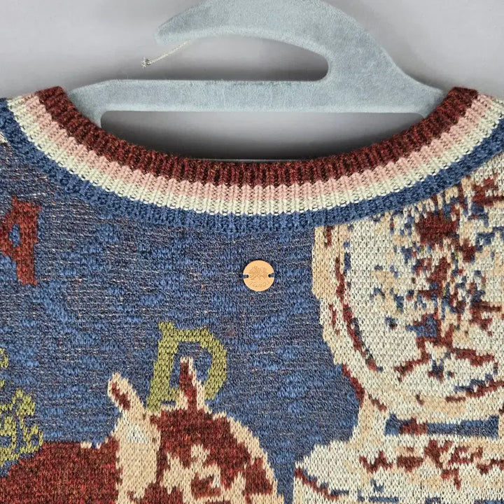 [BUNJANG] Thursday Island Women's Bohemian Knit Vest / [무료배송]써스데이아일랜드 S 여성 루즈핏 보헤미안 니트 조끼 베스트