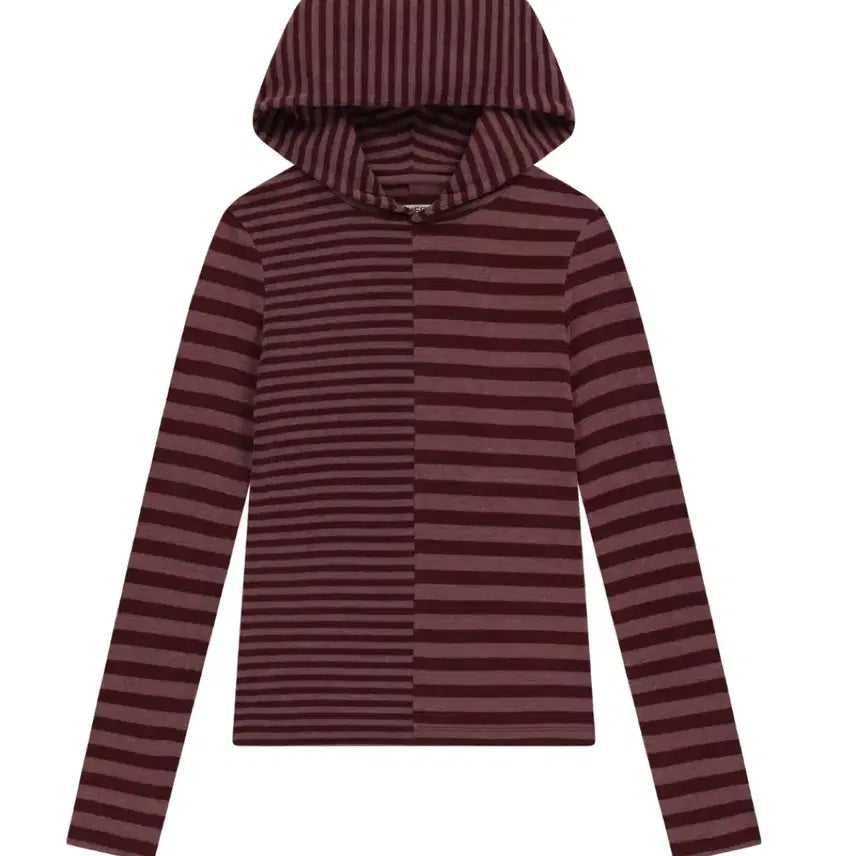 [BUNJANG] Koiseio Mixed Hoodie Red / 코이세이오 믹스드 후디 레드