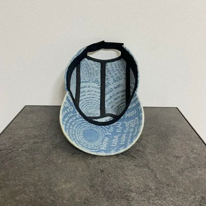 [BUNJANG] Supreme Box Logo Camp Cap Washed Denim Hat / (OS) 슈프림 박스로고 캠프캡 모자 워시드 데님