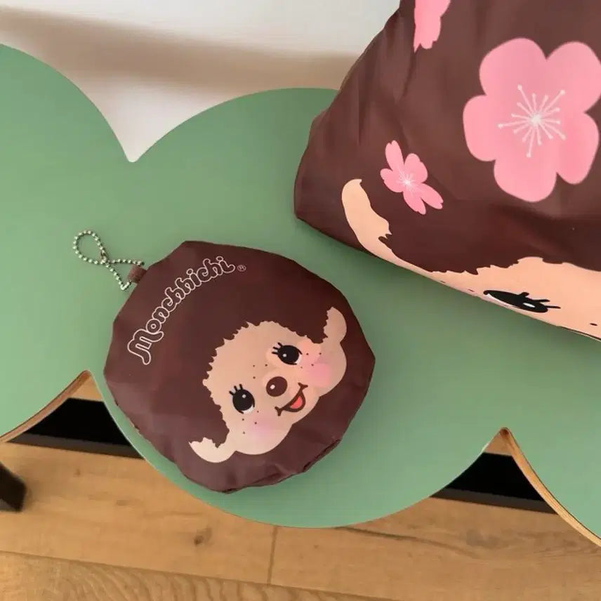 [BUNJANG] Sakura Monchhichi Eco Bag / 사쿠라 몬치치 에코백 장바구니 경량백 (새상품)