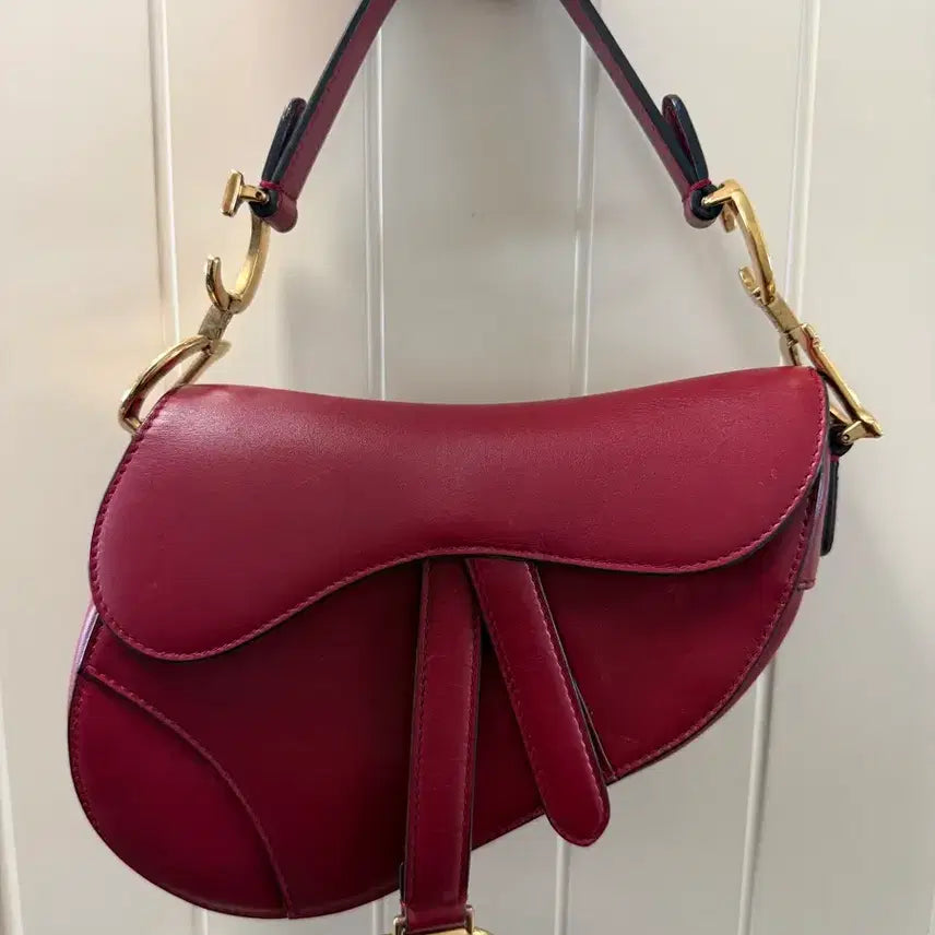 [BUNJANG] Dior Saddle Bag Red / (정품) 디올 새들백 레드 (주말까지만 판매)