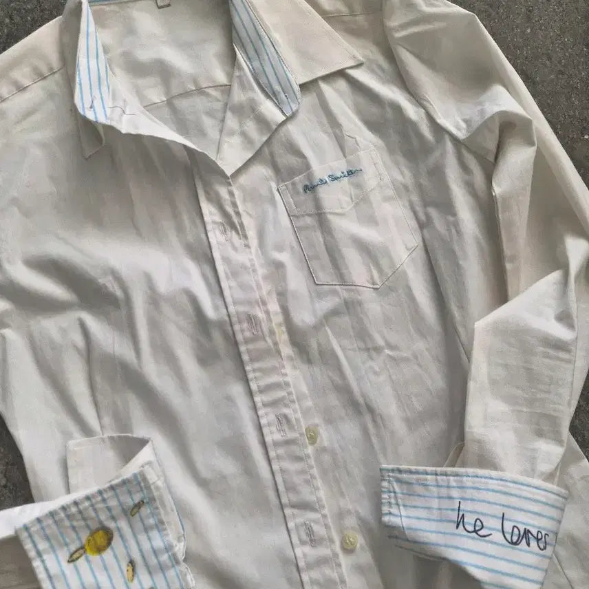 [BUNJANG] Paul Karat Stripe Shirt / 폴 카라스트라이프 셔츠