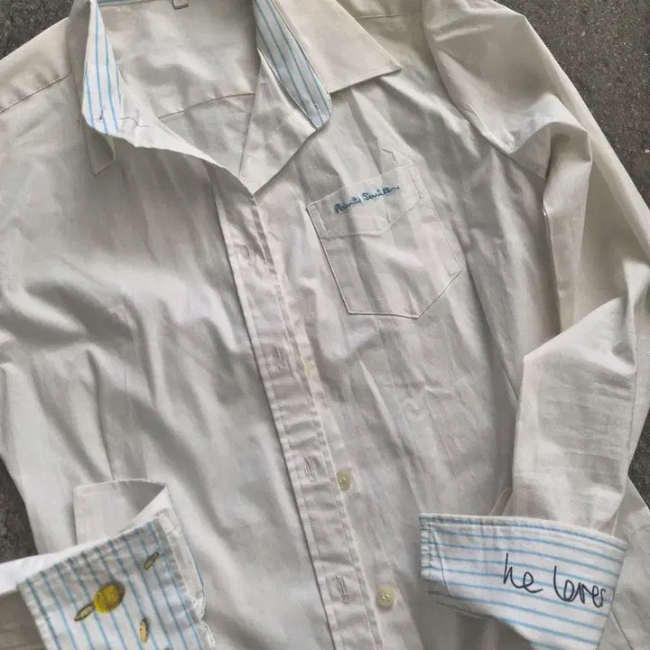[BUNJANG] Paul Karat Stripe Shirt / 폴 카라스트라이프 셔츠