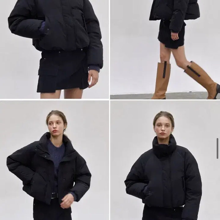 [BUNJANG] Rave High Neck Duck Down Padded Jacket (Black) / 레이브 하이넥 덕다운패딩(블랙)