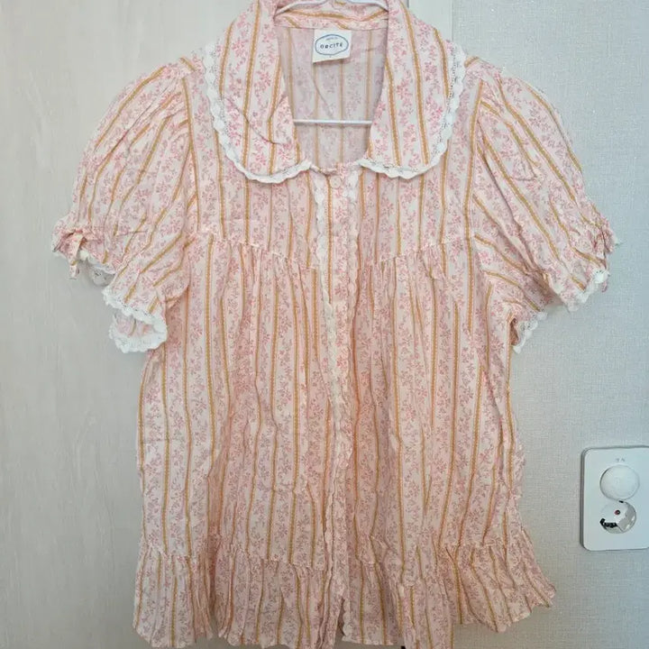 [BUNJANG] Orsiete Lace Short-Sleeve Pajamas / 오르시떼 레이스 반팔 잠옷 팝니다!