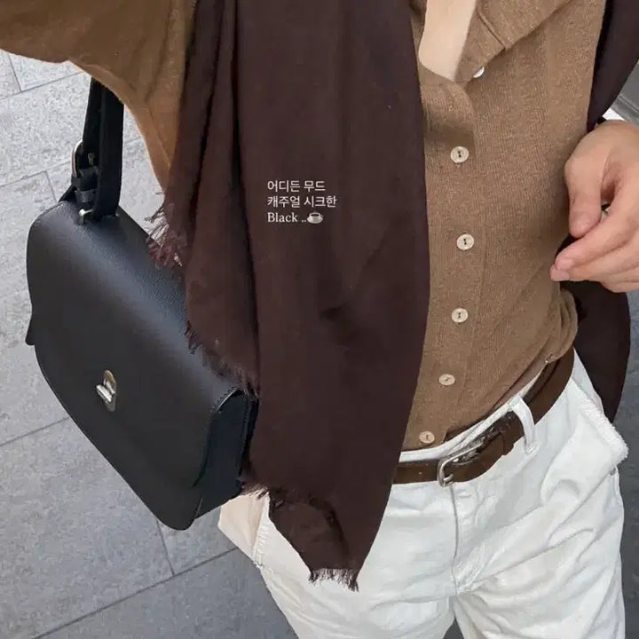 [BUNJANG] YumeR-Asteri Lip Cardigan Mocha Brown / 유메르-아스티 립 가디건 모카 브라운