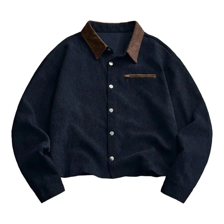 [BUNJANG] Casual Work Jacket - Navy / 캐주얼 워크 자켓 네이비