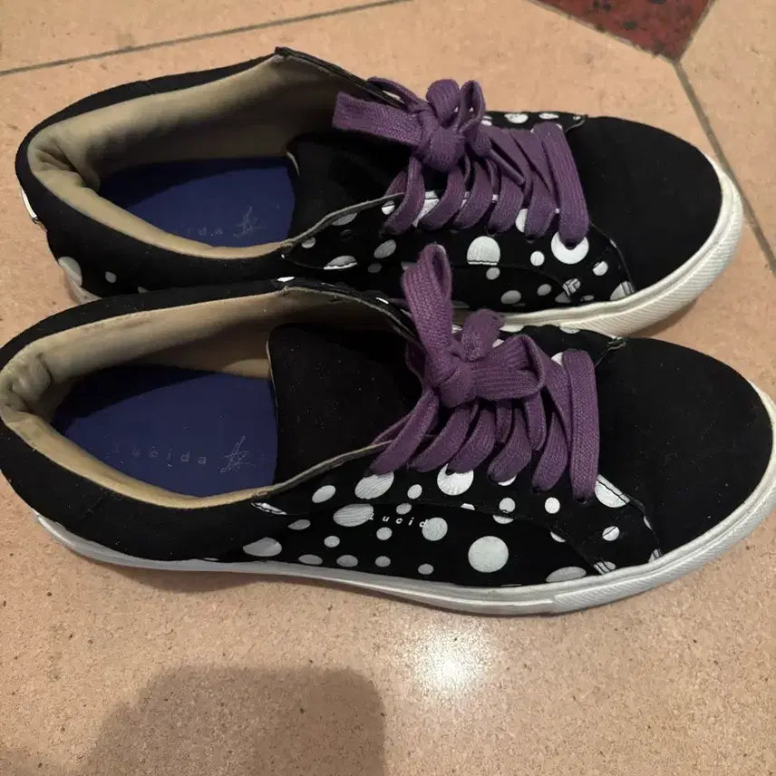 [BUNJANG] Vintage Dot Sneakers (230) / 일본빈티지 도트 스니커즈 운동화 230