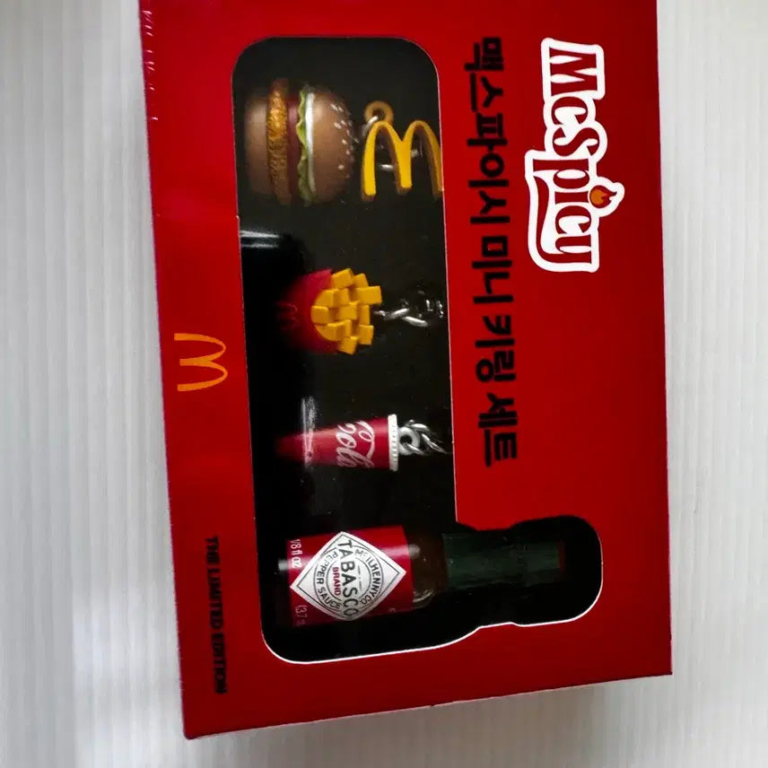 [BUNJANG] McDonald's Maxi Spicy Mini Keyring Set / 맥도날드 맥스파이시 미니 키링 세트