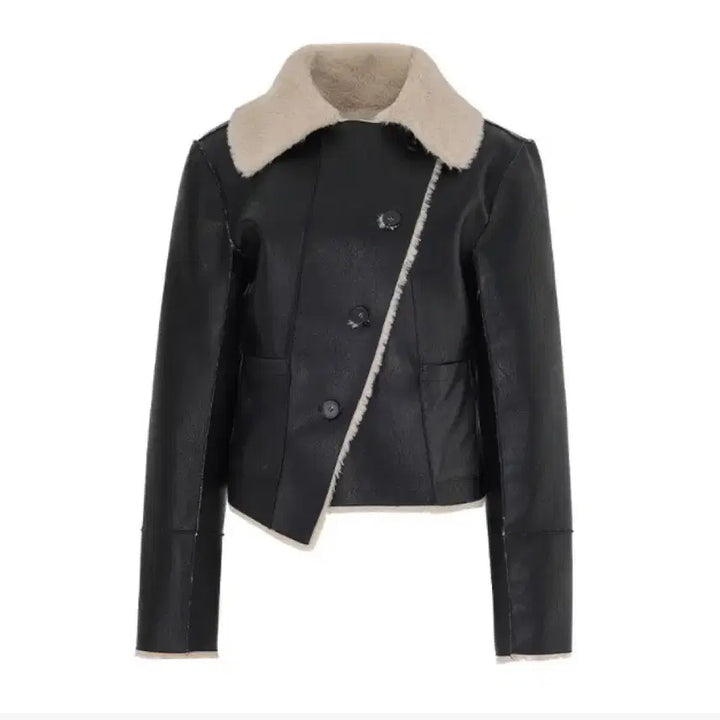 [BUNJANG] Not Your Rose Reversible Shearling Mouton Black Coat / 새상품) 낫유어로즈 (품절) 리버시블 시어링 무스탕 블랙