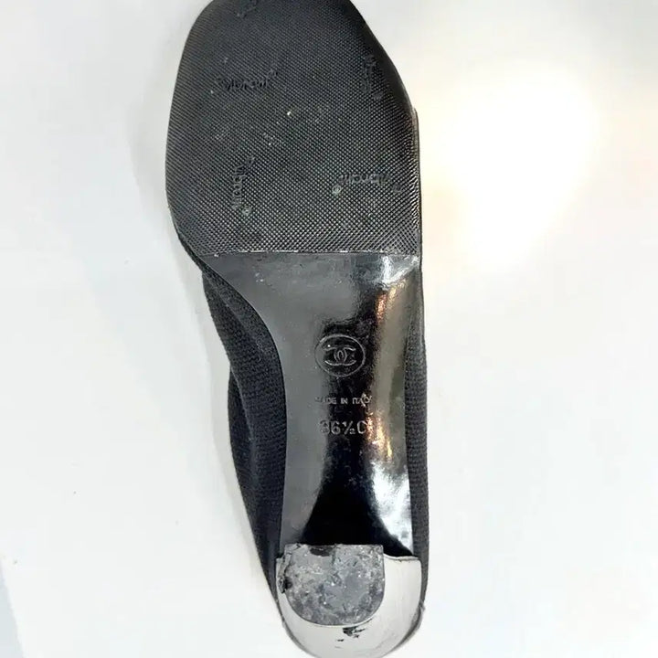 [BUNJANG] Chanel Ballerina Canvas Pumps 235 / 샤넬 발레리나 캔버스 펌프스구두 235