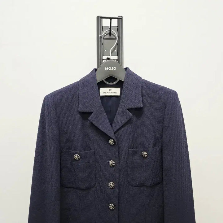 [BUNJANG] MojoSphin Simple Button-Up Navy Dress / 모조에스핀 유행안타는 심플 단추형 원피스