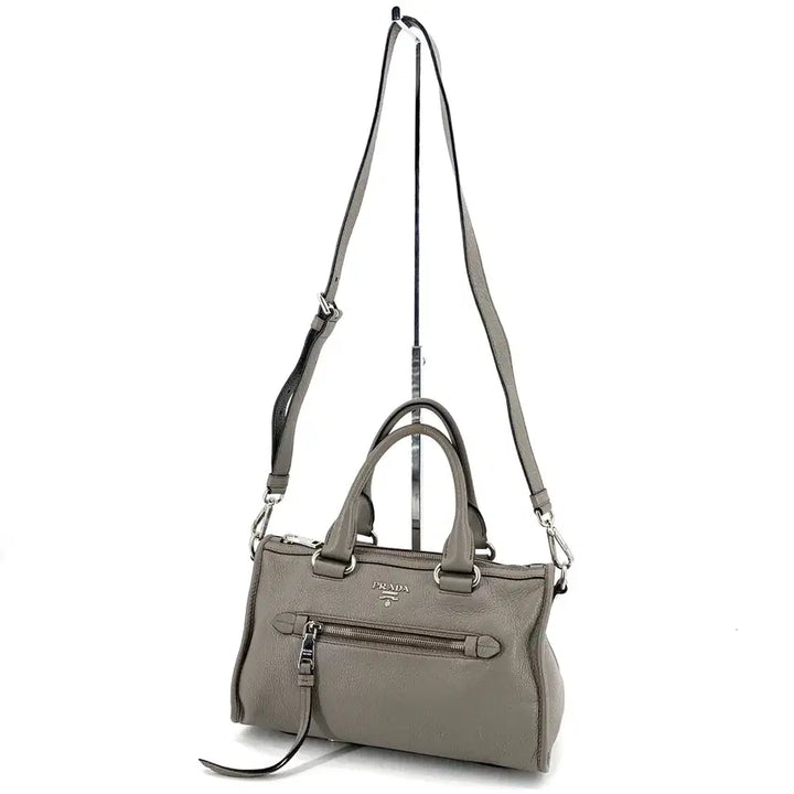 [BUNJANG] Prada Vitello Moto Bag Tote &amp; Shoulder Bag 1BB022 / 프라다 비텔로 모터백 토트백 겸 숄더백 1BB022