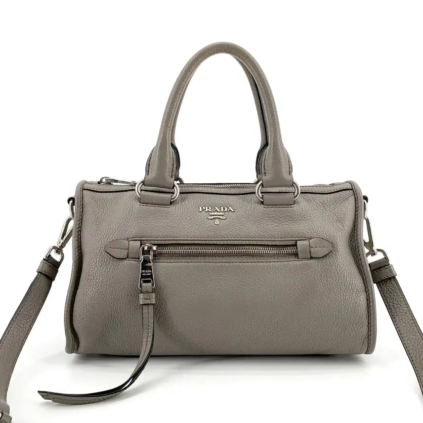 [BUNJANG] Prada Vitello Moto Bag Tote &amp; Shoulder Bag 1BB022 / 프라다 비텔로 모터백 토트백 겸 숄더백 1BB022