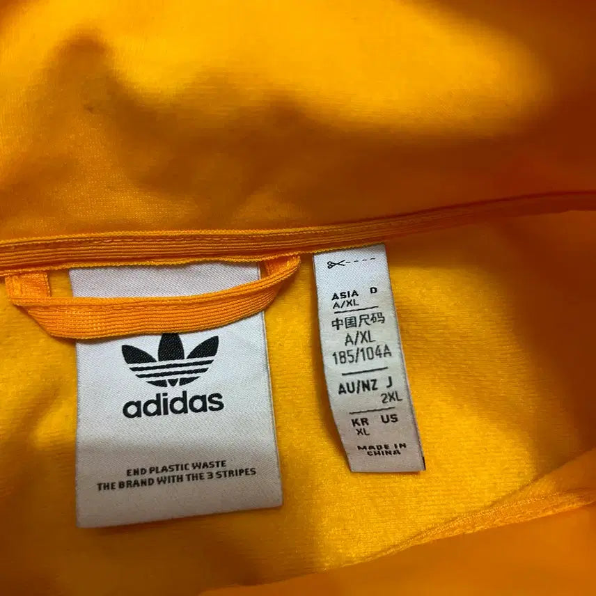 [BUNJANG] Adidas Firebird Track Jacket [Yellow] XL / 아디다스 파이어버드 사이드라인 트랙탑 져지 자켓 [옐로우] XL/105