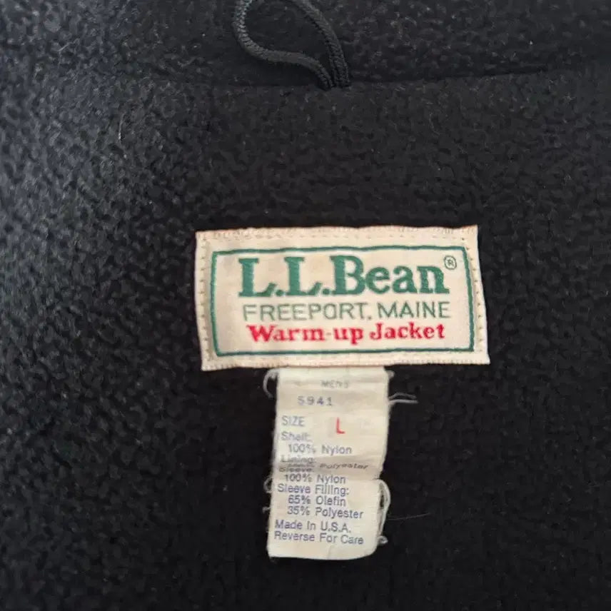 [BUNJANG] LL Bean Tan Warm Up Jacket / [L] USA MADE 90s 엘엘빈 ll bean 웜업 자켓 tan