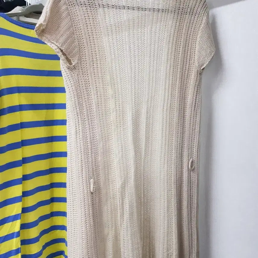 [BUNJANG] Ivory Lace Short Sleeve Cardigan / 아이보리 레이스 반팔 가디건