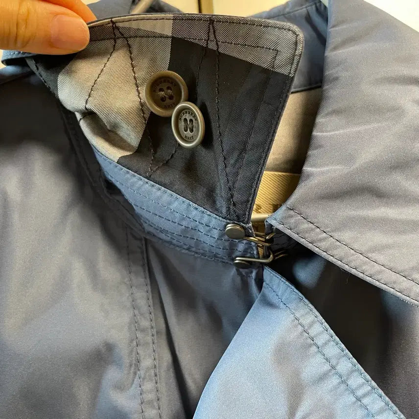 [BUNJANG] Burberry Blue Trench Coat (Men's) / 버버리 블루 트렌치 코트(남성용)