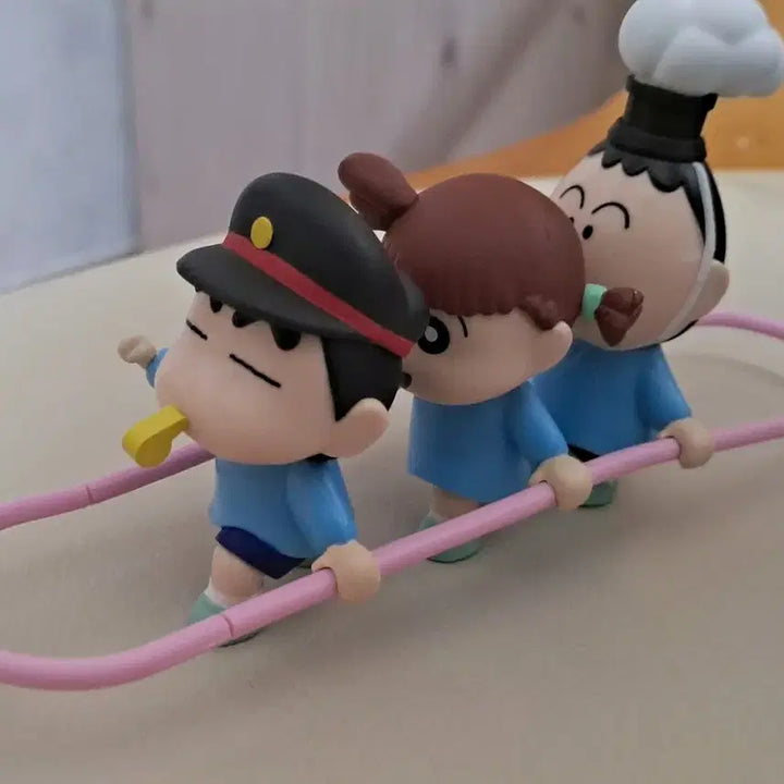 [BUNJANG] Crayon Shin-chan Figure Set / 짱구가챠 놀이터(맹구,짱구,유리)