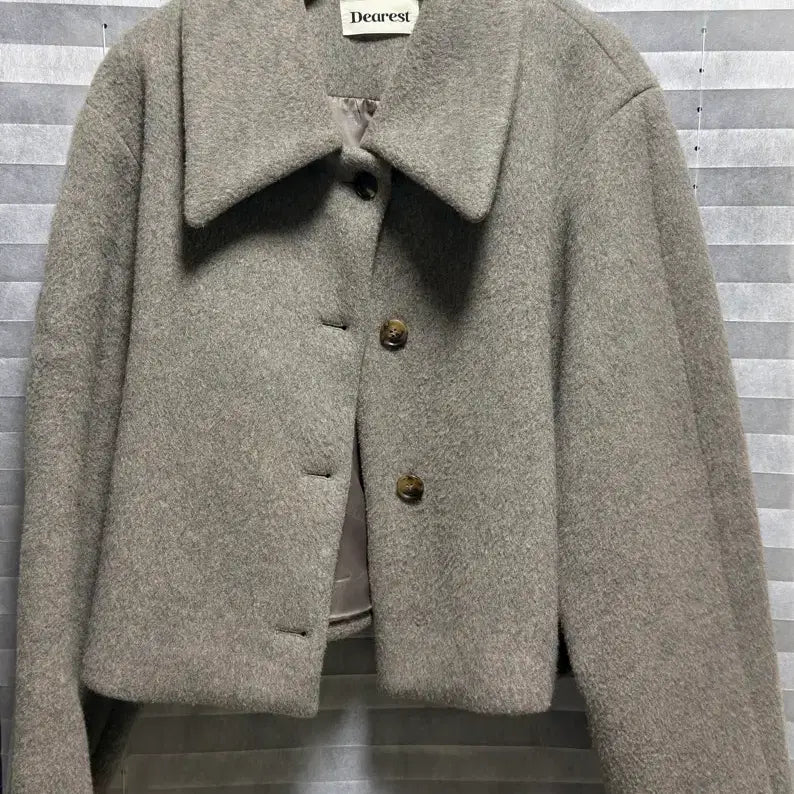[BUNJANG] MaybeBaby Dearest Wool Coat (Gray) / 메이비베이비 디어리스트 울코트(그레이)