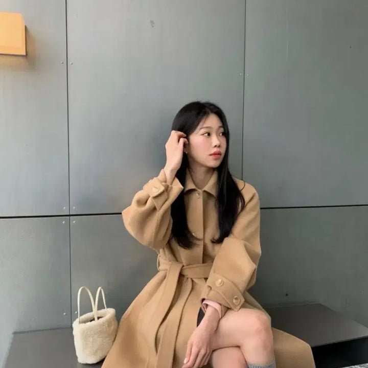 [BUNJANG] ownt Camel Handmade Coat / 온트 ownt 핸드메이드 코트 카멜