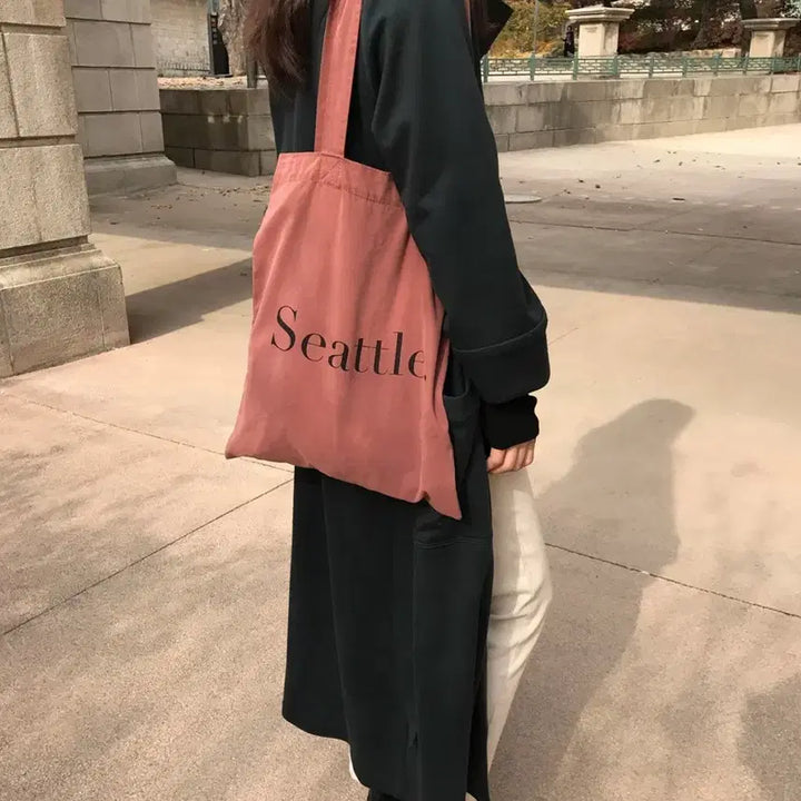 [BUNJANG] Unfold Seattle Eco Bag / 언폴드 시애틀 에코백