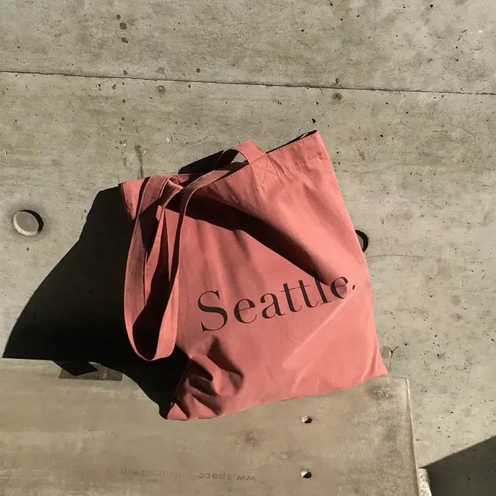 [BUNJANG] Unfold Seattle Eco Bag / 언폴드 시애틀 에코백