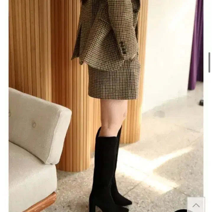 [BUNJANG] My Ico Alhambra Moon Tweed Setup 34 / 마이아이코 알함브라문 트위드 셋업 34 (영국산)