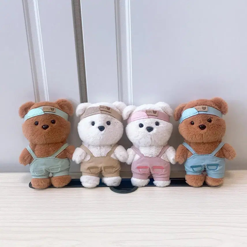 [SOLD OUT] 곰돌이 인형 키링 4종 세트(일괄)