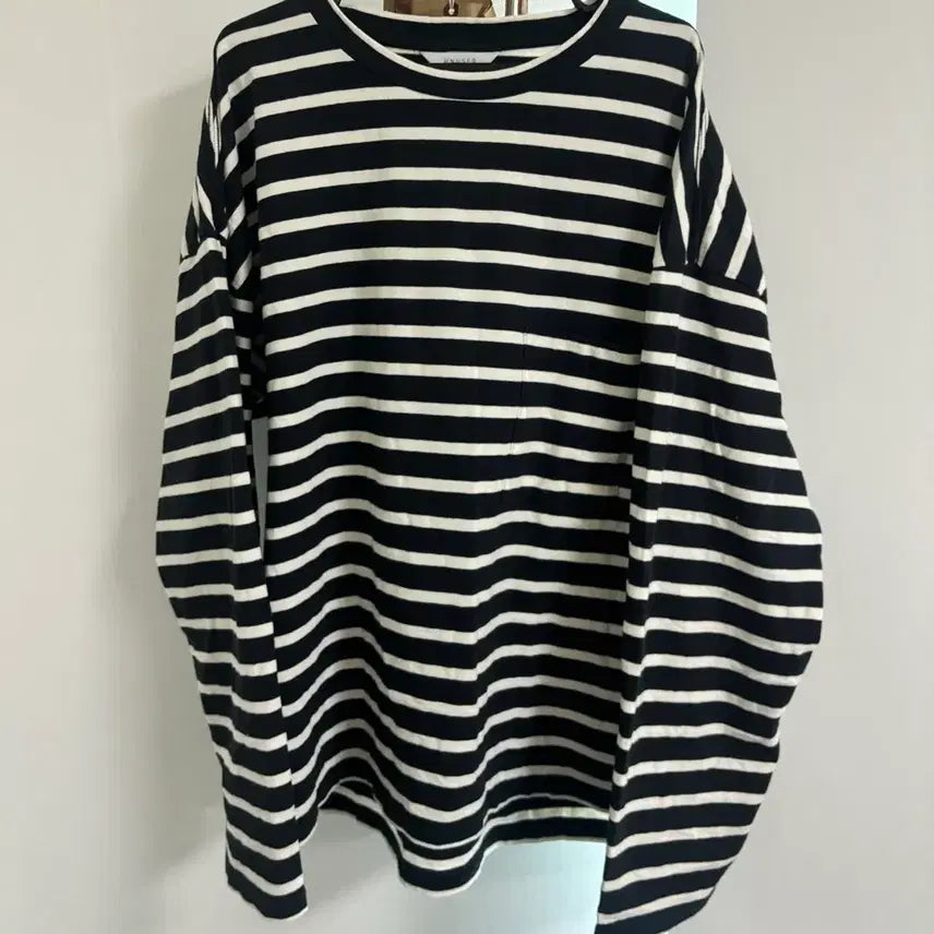 [BUNJANG] Unused Striped Long Sleeve T-shirt / Unused 언유즈드 스트라이프 롱슬리브