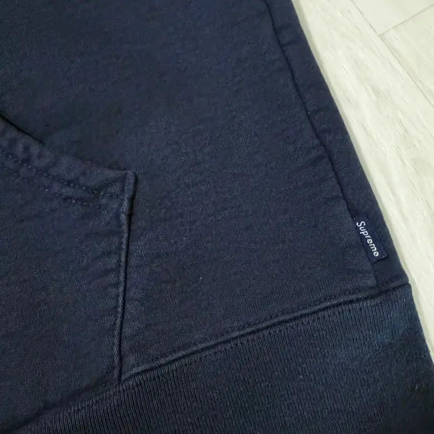 [BUNJANG] Supreme Logo Tape Hoodie Zip-up / 슈프림 14fw 로고 테입 후드집업
