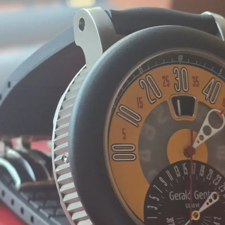 [BUNJANG] Gerald Genta Bi-Retro Jumping Hours Watch / 제랄드 젠타 Gerald Genta 바이레트로 점핑아워