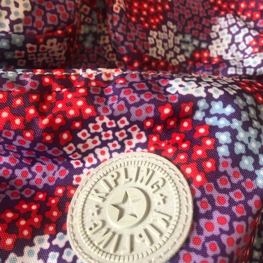 [BUNJANG] Kipling Flower Pattern Backpack / 키플링백팩