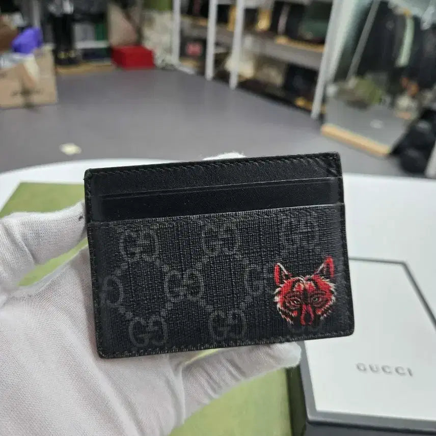 [SOLD OUT] [40%특가] 구찌 레드 울프 카드지갑