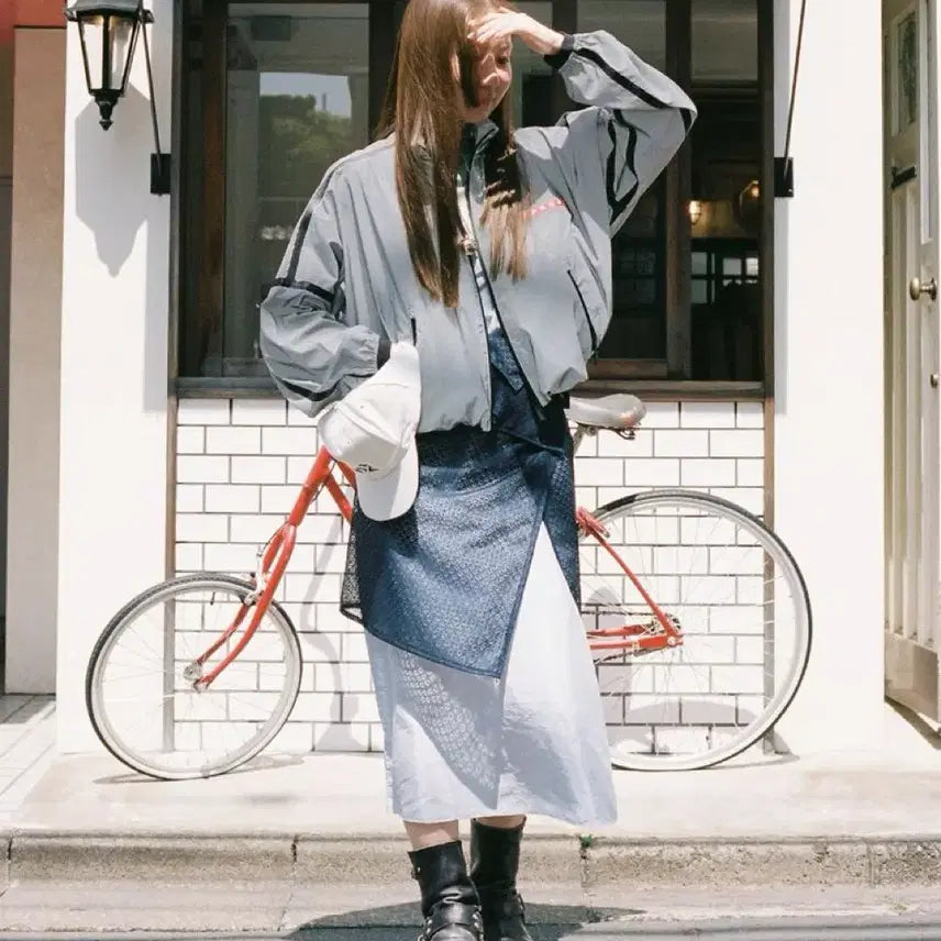 [BUNJANG] OSTHE Double Layered Skirt / 오스더 더블 레이어드 스커트 (오눅 착용)