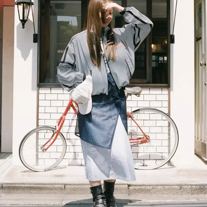 [BUNJANG] OSTHE Double Layered Skirt / 오스더 더블 레이어드 스커트 (오눅 착용)