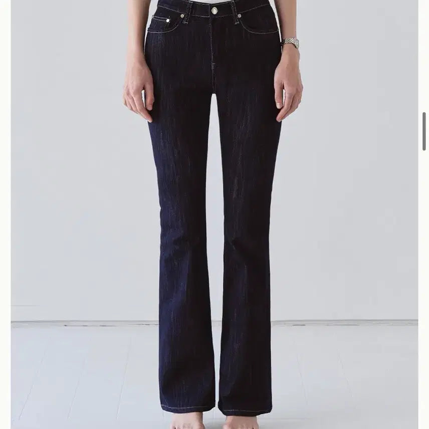 [BUNJANG] Hawa Magic Hour Bootcut Denim Jeans / (새상품) hawa 하와 매직아워 부츠컷 데님 인디고 베이직s