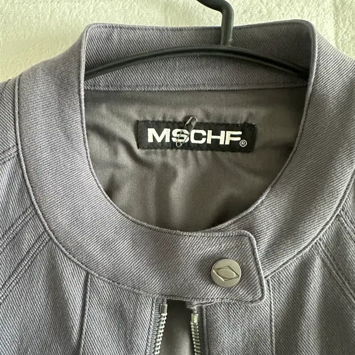 [BUNJANG] MISCHIEF Cotton Biker Jacket / 미스치프 COTTON BIKER JAKET 퍼플 그레이