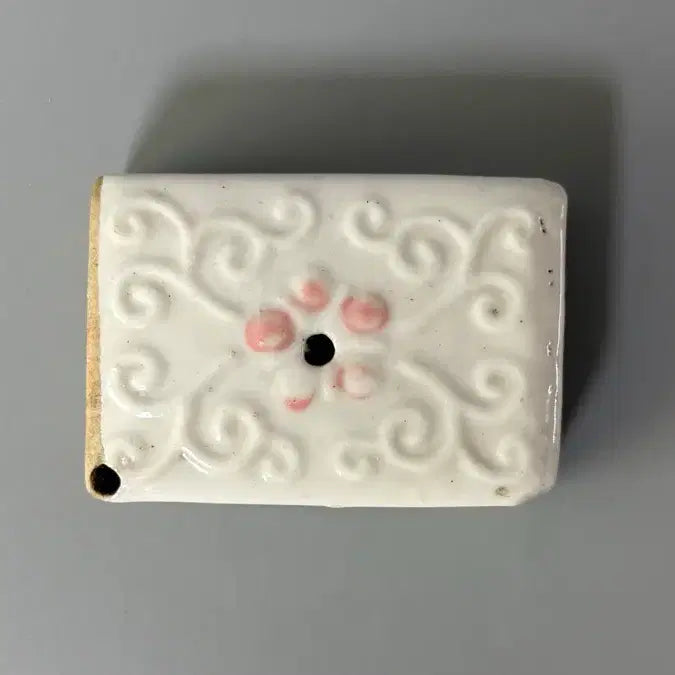 [BUNJANG] Korean Empire Period Buncheong Ware Pipette / 5. 강점기 진사 당초문 연적