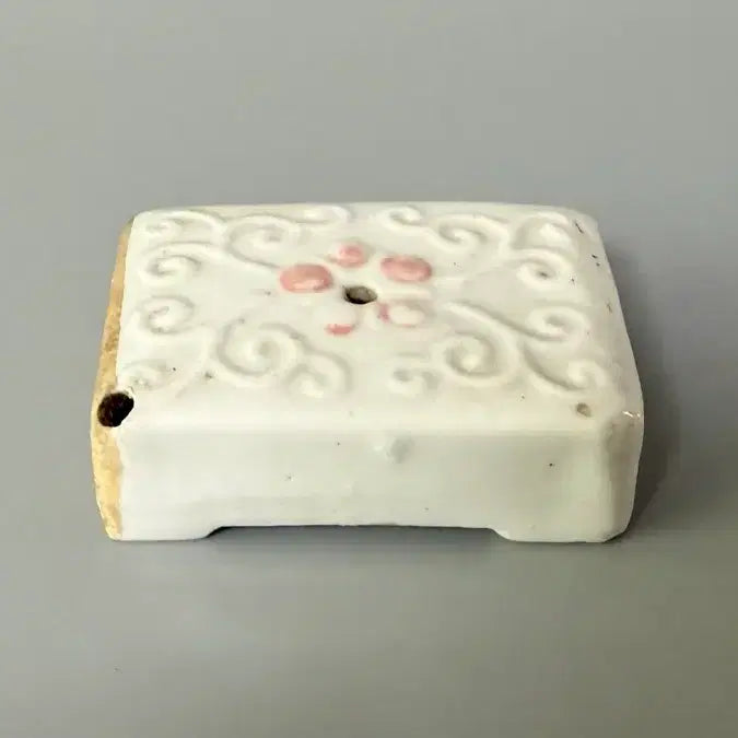 [BUNJANG] Korean Empire Period Buncheong Ware Pipette / 5. 강점기 진사 당초문 연적